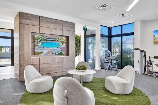 Fitness Equipment, Interior, Recessed Lighting
