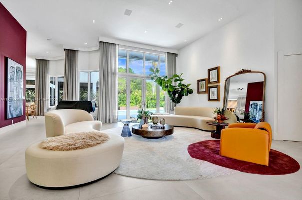 Interior, Living room, Recessed Lighting