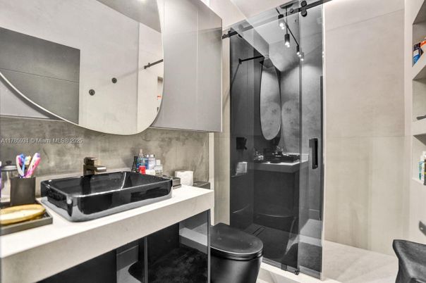 Bathroom, Glass Shower, Interior