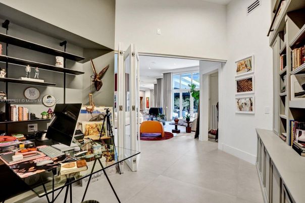 Home Office, Interior, Recessed Lighting
