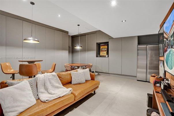 Billiard Table, Game Room, Interior, Pendant Lights, Recessed Lighting