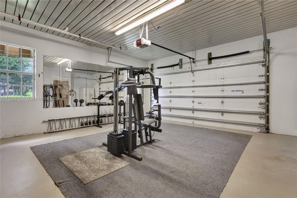 Fitness Equipment, Garage, Gym, Interior