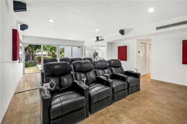 Home Theatre Room, Interior, Recessed Lighting, Theatre Room