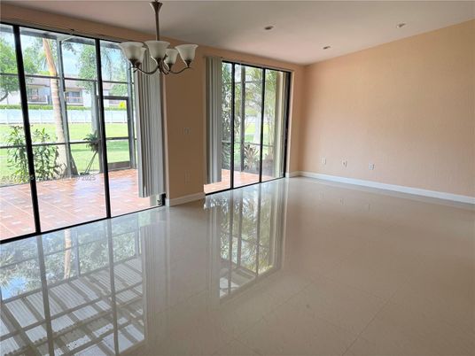 Chandelier, Empty room, Interior