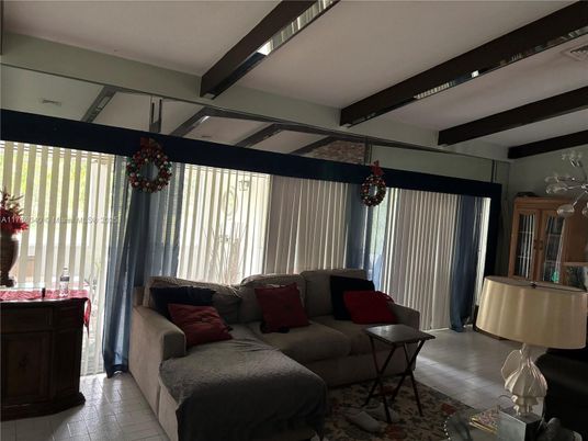 Interior, Living room, Wooden Beams