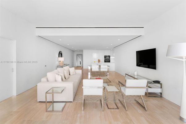 Interior, Kitchen, Living room, Recessed Lighting, Stainless Steel Appliances, Wood Texture Flooring
