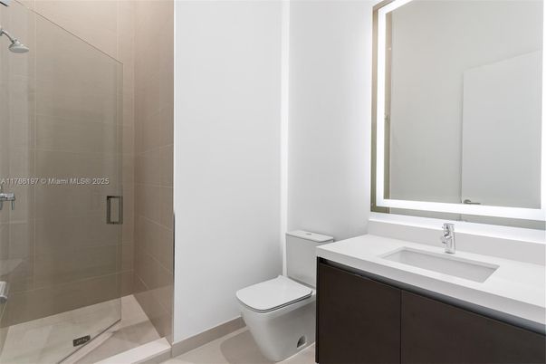 Bathroom, Glass Shower, Interior