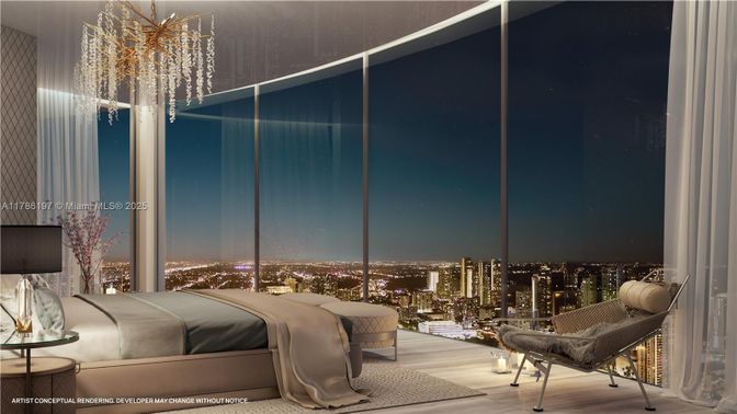Bedroom, Chandelier, Interior, Wood Texture Flooring