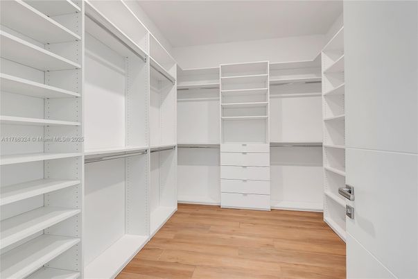 Interior, Walk-in Closets, Wood Texture Flooring