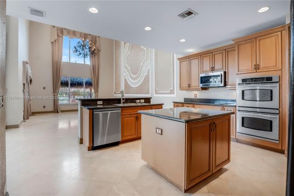 Interior, Kitchen, Recessed Lighting, Stainless Steel Appliances