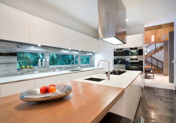 Interior, Kitchen, Recessed Lighting, Stainless Steel Appliances