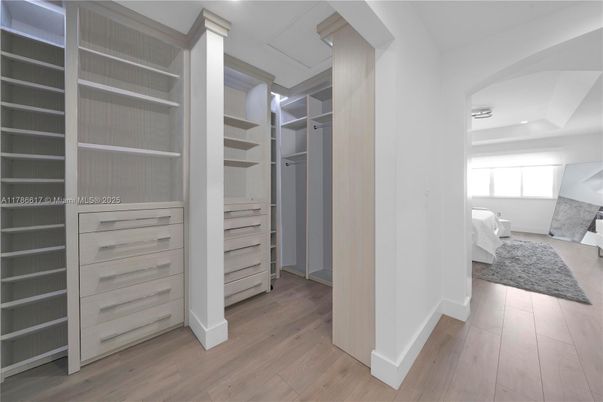 Interior, Walk-in Closets, Wood Texture Flooring