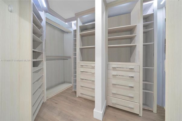 Interior, Walk-in Closets, Wood Texture Flooring