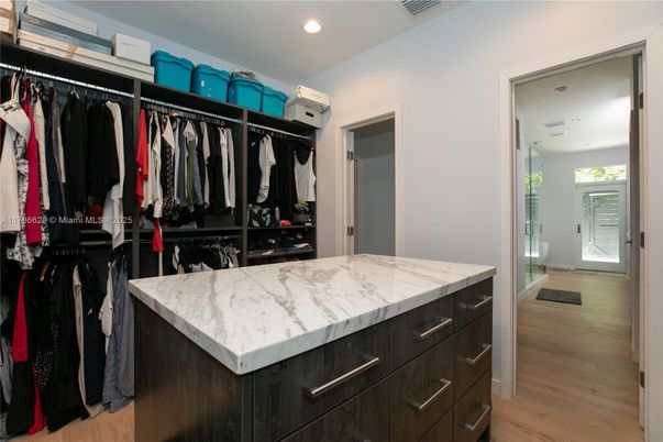 Interior, Recessed Lighting, Walk-in Closets, Wood Texture Flooring