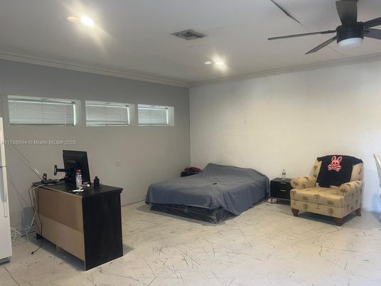 Bedroom, Interior, Marble, Recessed Lighting