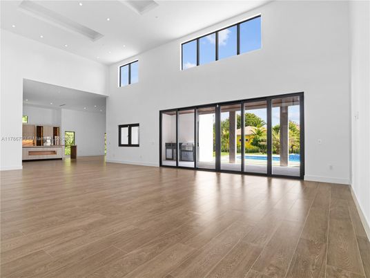 Interior, Recessed Lighting, Wood Texture Flooring