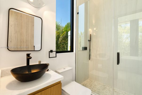 Bathroom, Glass Shower, Interior