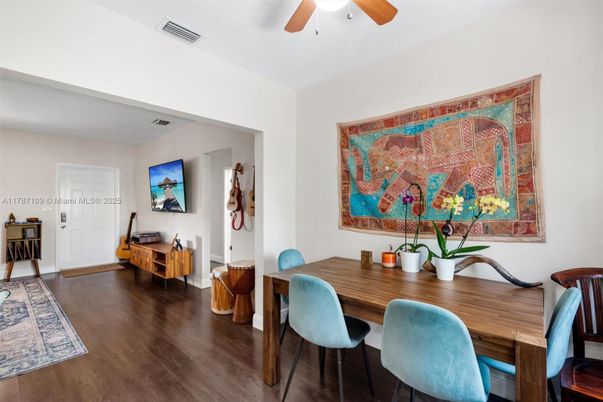 Dining room, Interior, Wood Texture Flooring