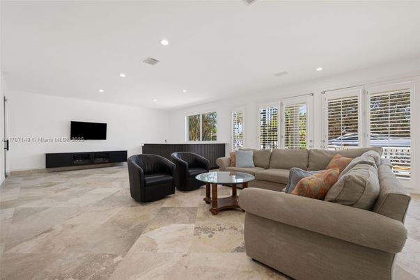 Interior, Living room, Recessed Lighting