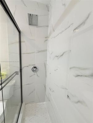 Bathroom, Glass Shower, Interior, Marble, Marble Walls
