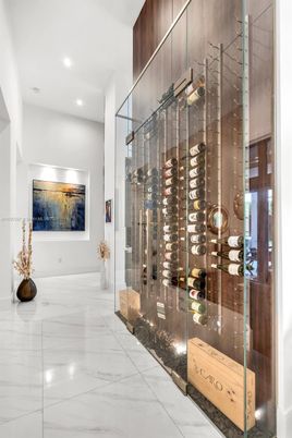 Interior, Marble, Recessed Lighting, Wine Storage
