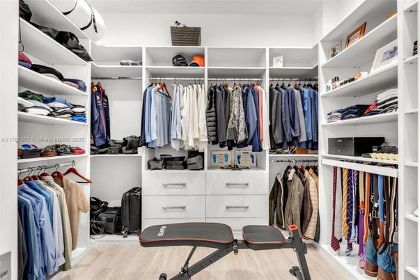 Interior, Walk-in Closets, Wood Texture Flooring