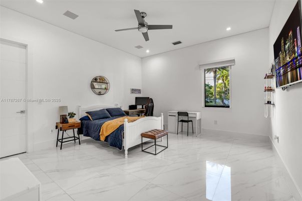 Bedroom, Interior, Living room, Marble, Recessed Lighting
