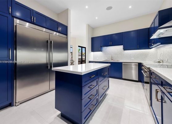 Interior, Kitchen, Recessed Lighting, Stainless Steel Appliances