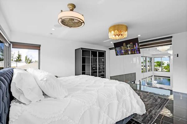 Bedroom, Interior, Recessed Lighting