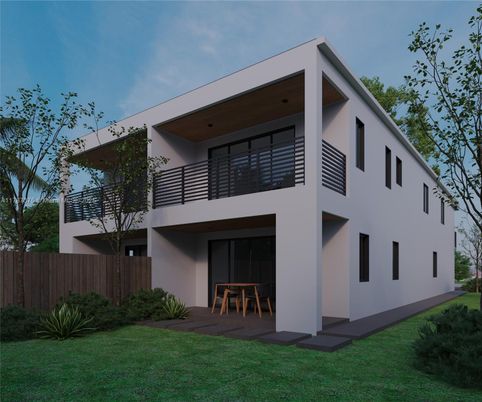 Backyard, Exterior, Facade, Modern