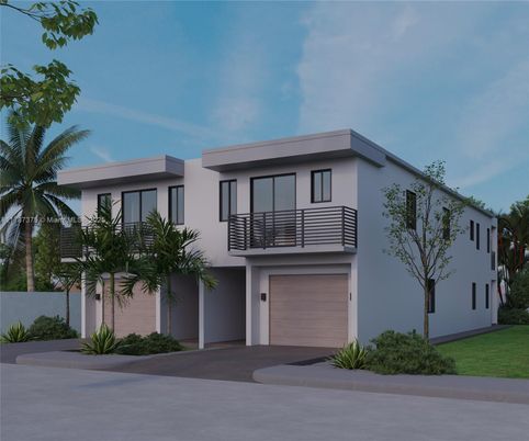 Attached, Exterior, Facade, Modern