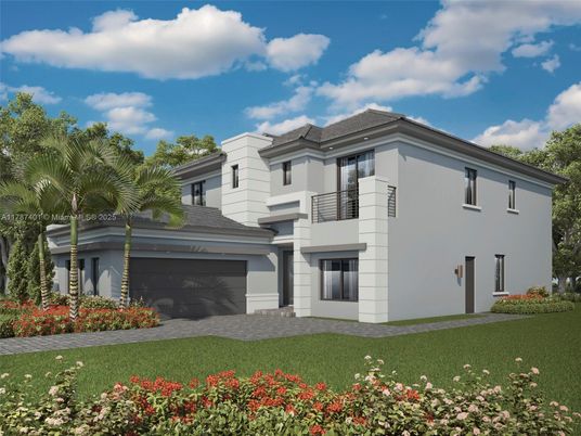 Attached, Exterior, Facade, Mediterranean