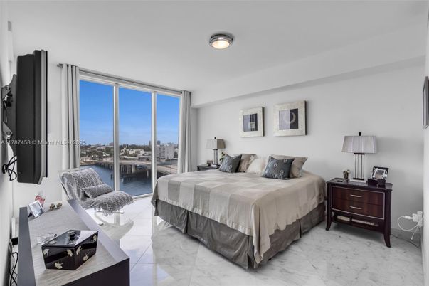 Bedroom, Interior, Marble, Water