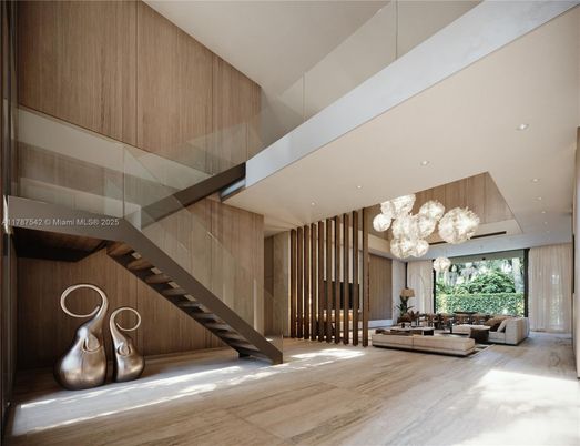 Chandelier, Interior, Living room, Recessed Lighting, Wood Texture Flooring