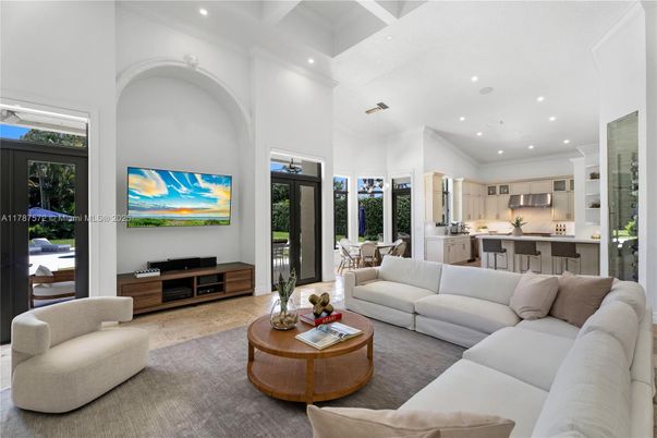 Dining room, Interior, Kitchen, Living room, Pendant Lights, Recessed Lighting