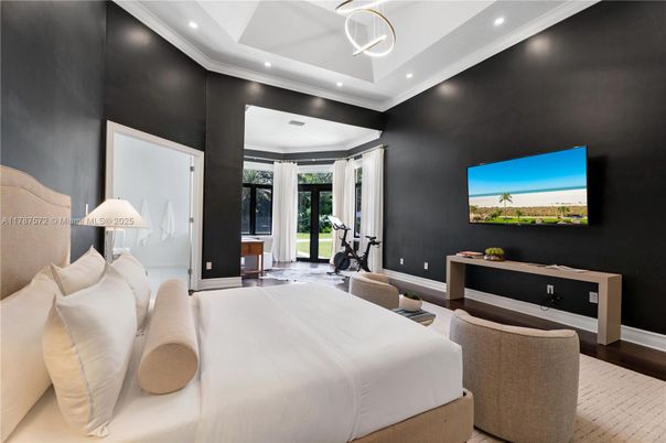 Bedroom, Interior, Pendant Lights, Recessed Lighting