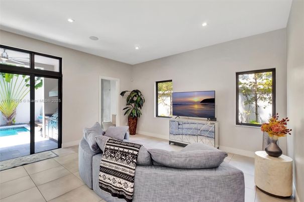 Interior, Living room, Recessed Lighting