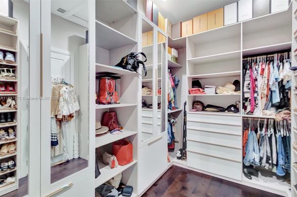 Interior, Walk-in Closets, Wood Texture Flooring