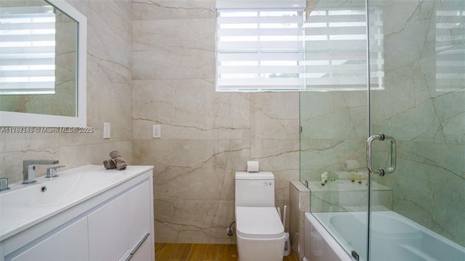 Bathroom, Glass Shower, Interior, Marble Walls