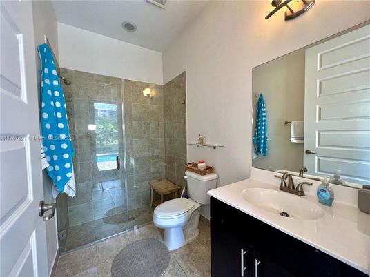 Bathroom, Glass Shower, Interior