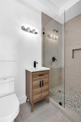Bathroom, Glass Shower, Interior