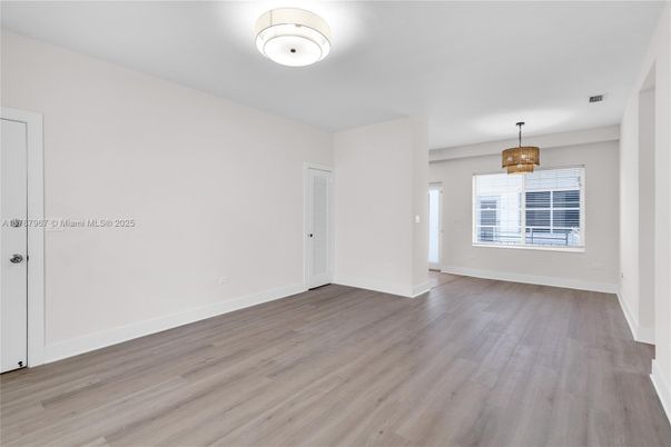 Chandelier, Empty room, Interior, Wood Texture Flooring