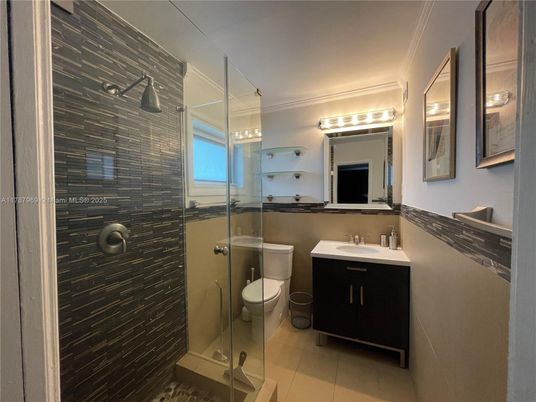Bathroom, Dual Sink Vanities, Glass Shower, Interior