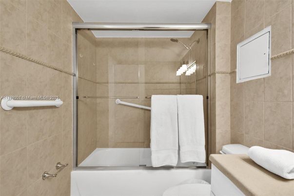 Bathroom, Glass Shower, Interior