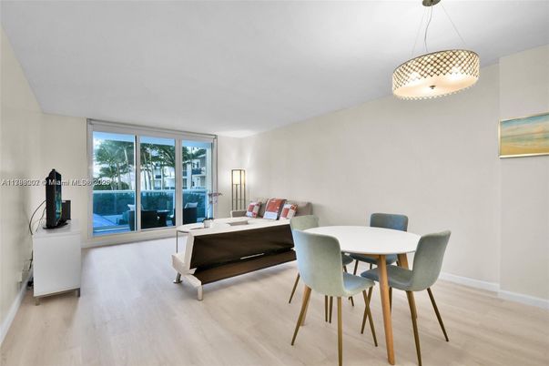 Bedroom, Dining room, Interior, Pendant Lights, Wood Texture Flooring
