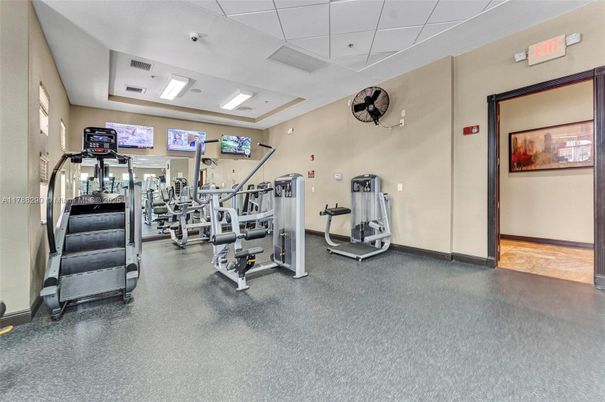 Fitness Equipment, Gym, Interior