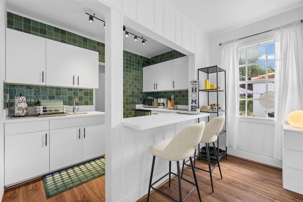 Interior, Kitchen, Wood Texture Flooring