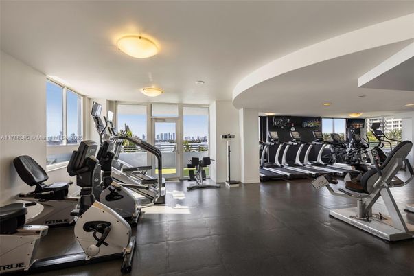 Fitness Equipment, Gym, Interior, Recessed Lighting