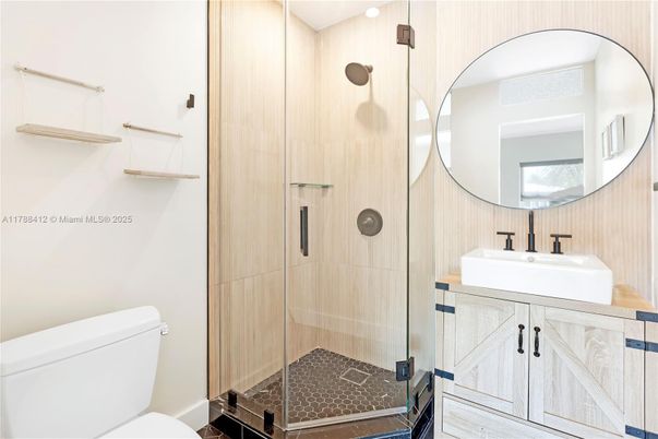 Bathroom, Glass Shower, Interior