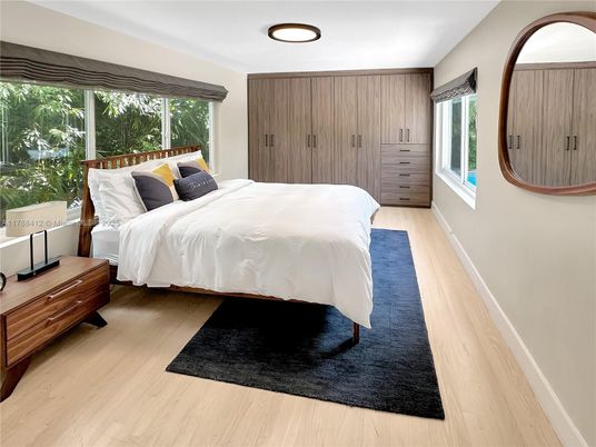 Bedroom, Interior, Wood Texture Flooring